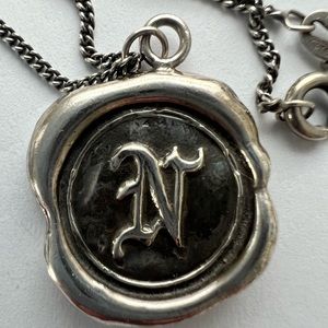 “N” Pendant - Pyhrra, 22” chain